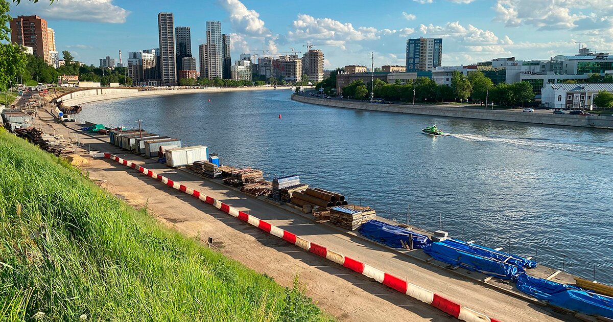 Балка ЧМК для реконструкции московской набережной