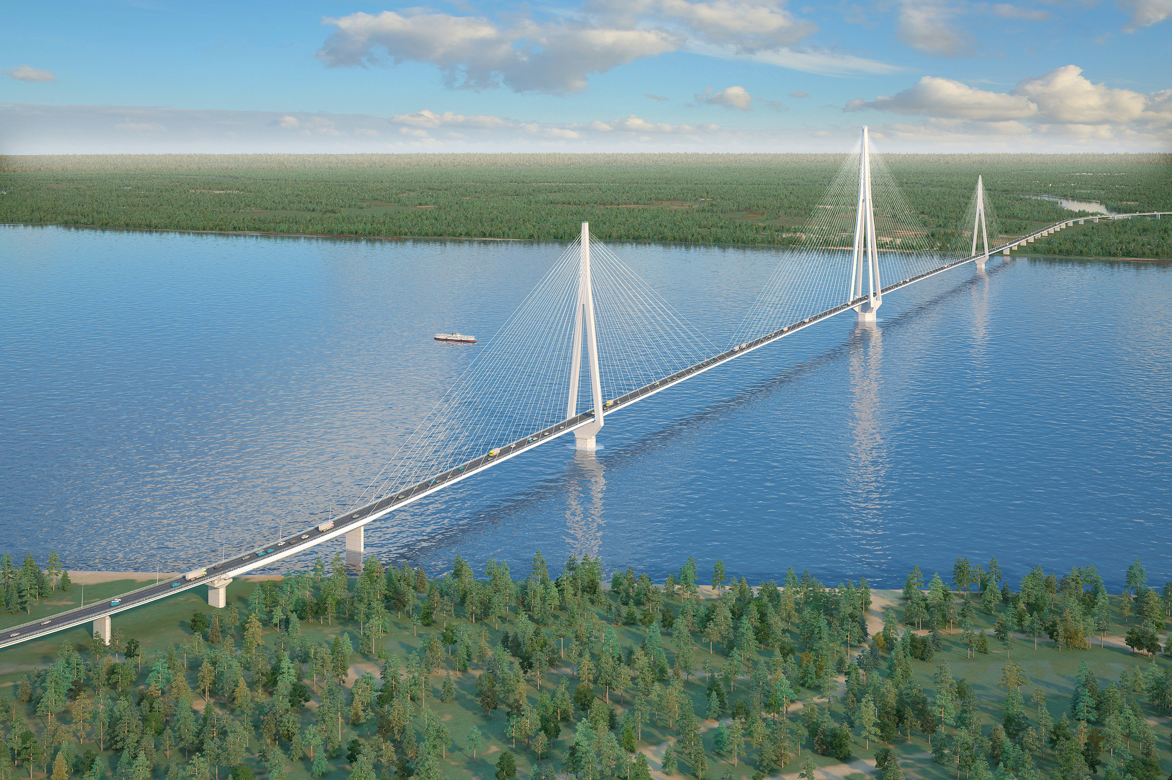 Балка ЧМК для строительства Ленского моста